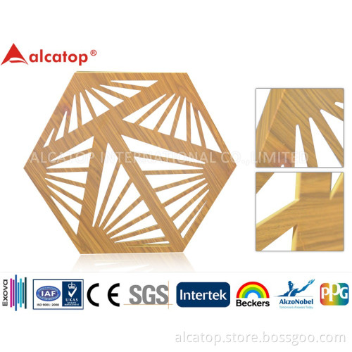 Facade Construction Materials Flower Aluminum Panel